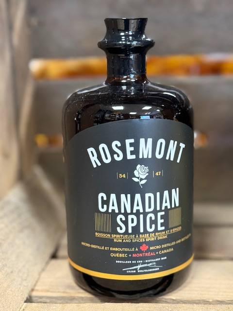 Découvrez les spiritueux artisanaux de la Distillerie Rosemont au Canada chez L’Écaux des Vins, près de Montivilliers